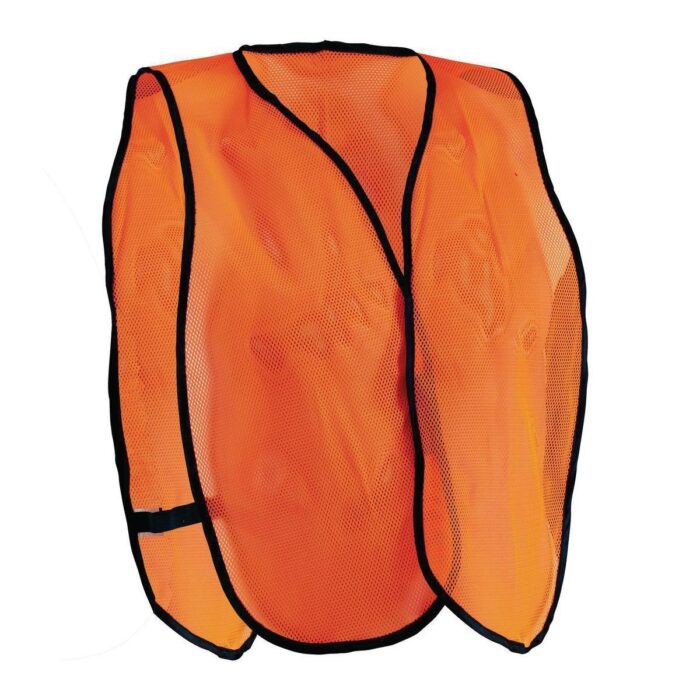 Orange High Visibility Safety Vest