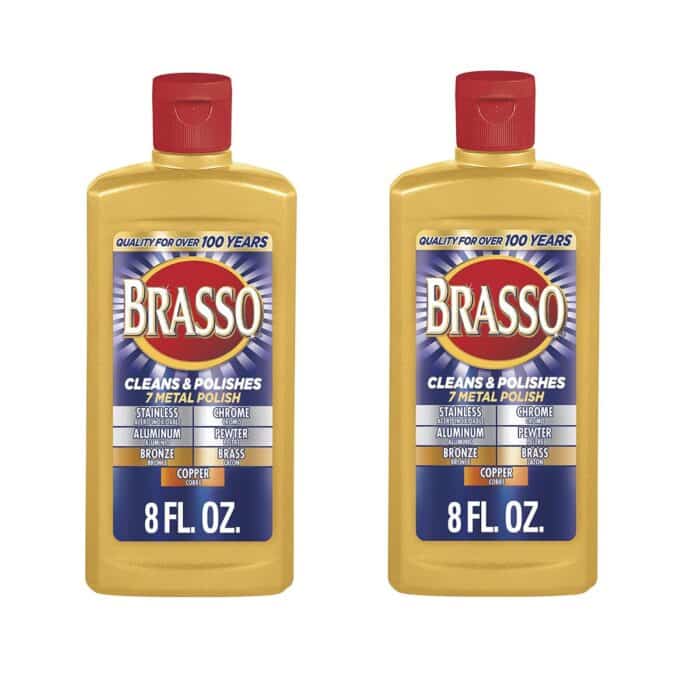 Brasso Metal Polish 8 oz Multi-Purpose | 2 Pack