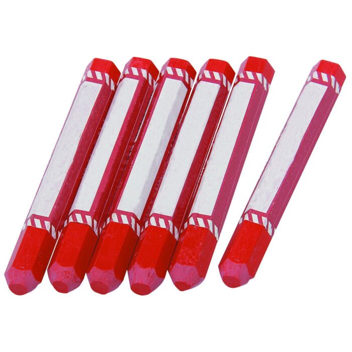 Red Marking Crayons, 6 Pack